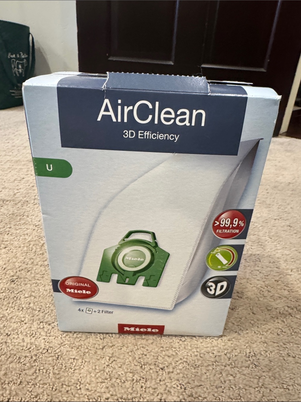 Miele AirClean 3D Efficiency Vacuum Bags NIB